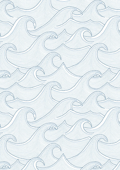 waves wallpaper lingua franca white