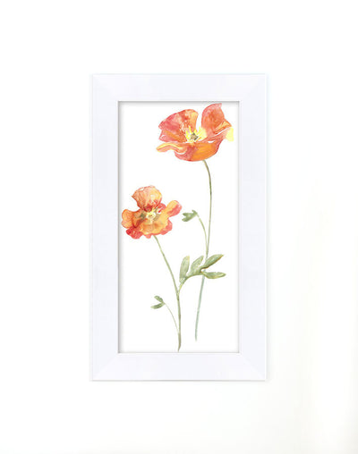 'Watercolor Wild Bloom' Framed Art by Nathan Turner