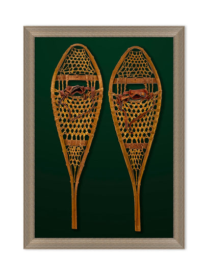 'Wooden Snow Shoes 2' by Nathan Turner Framed Art