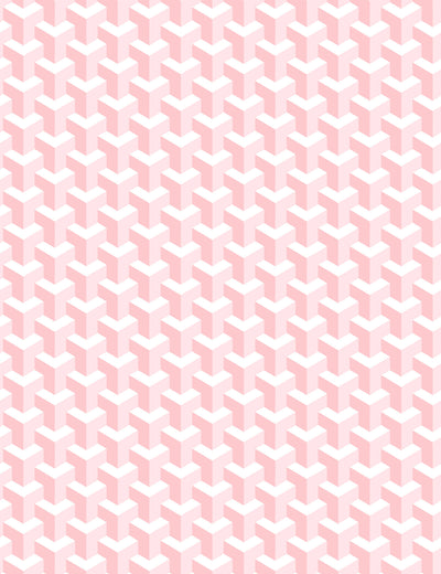 'Y Not' Wallpaper by Wallshoppe - Pony Pink / Piggy Bank