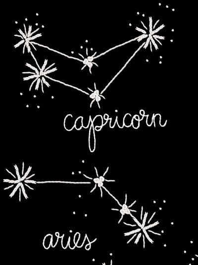 zodiac wallpaper by lingua franca black