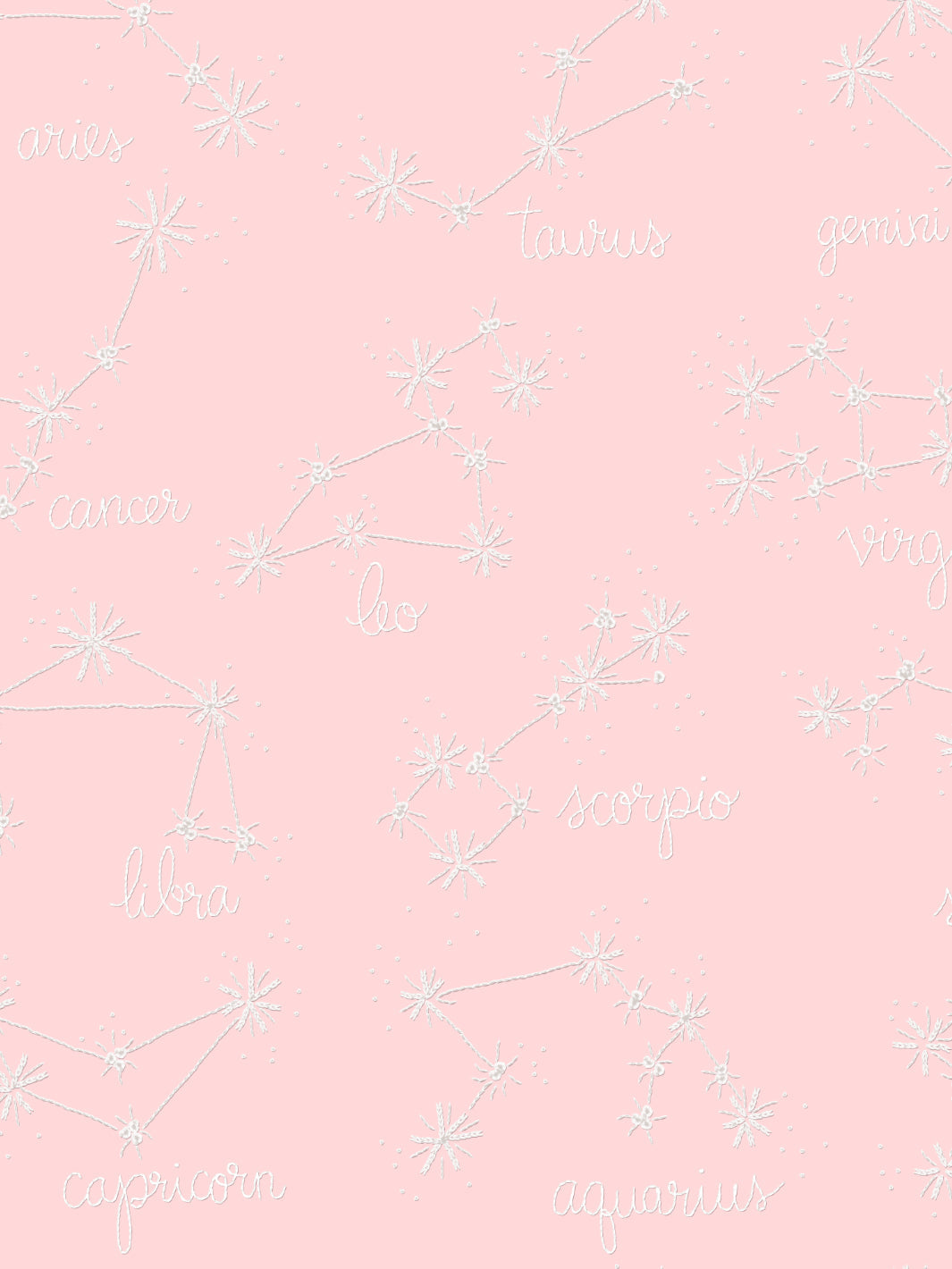 zodiac wallpaper by lingua franca pink