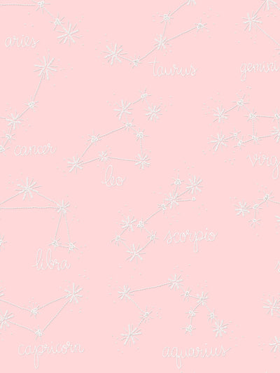 'Zodiac' Wallpaper by Lingua Franca- Pink