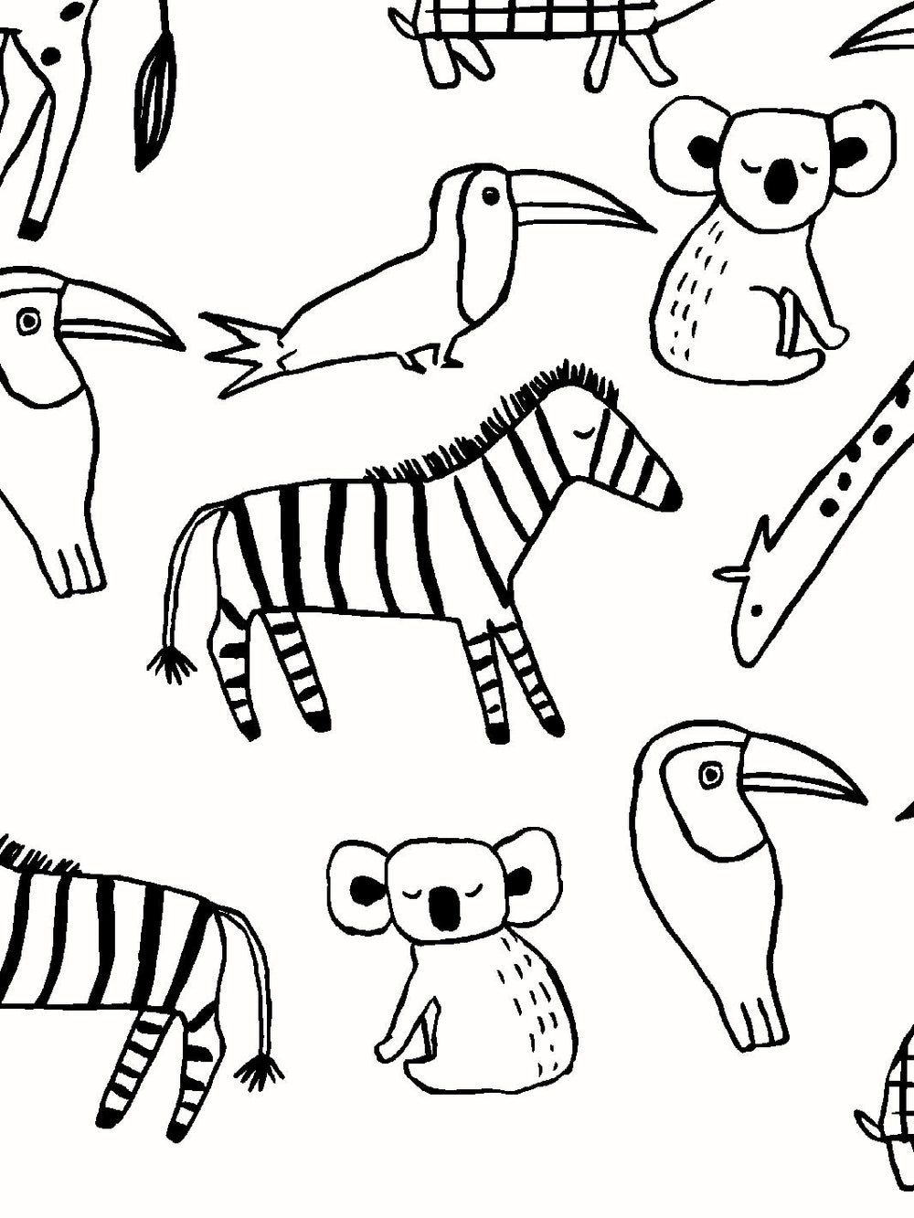zoo-party-wallpaper-by-tea-collection-black
