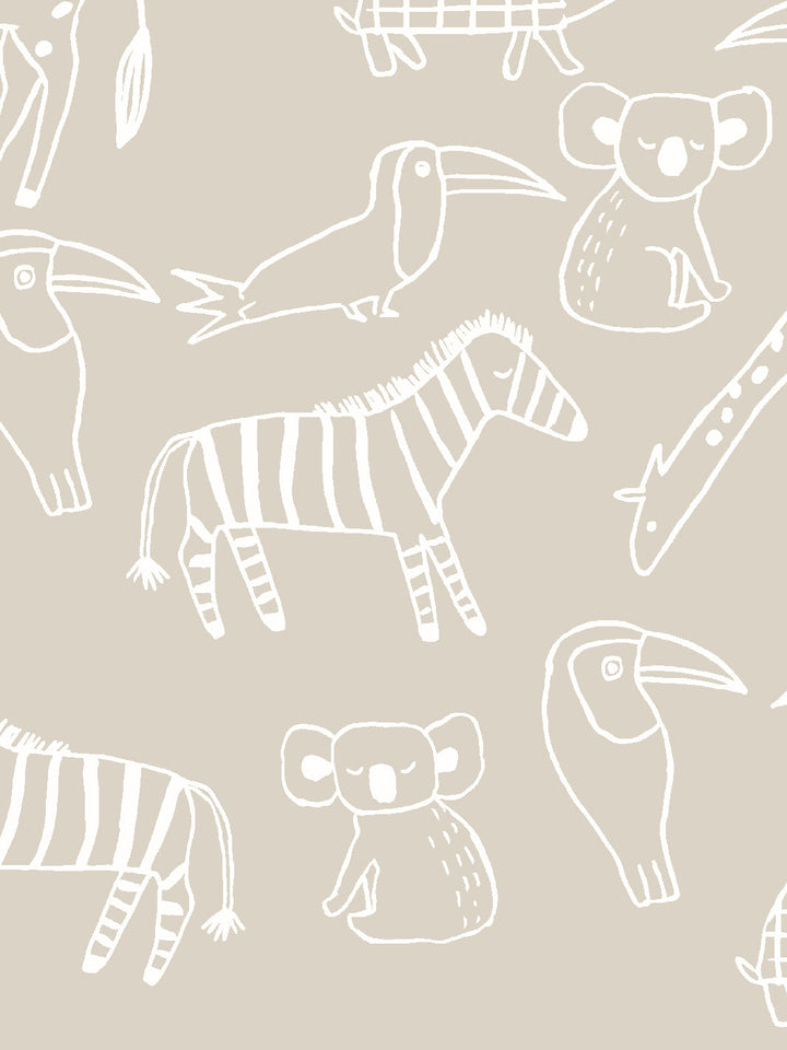 zoo-party-wallpaper-by-tea-collection-taupe