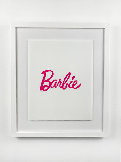"Barbie™ Logo", art encadré