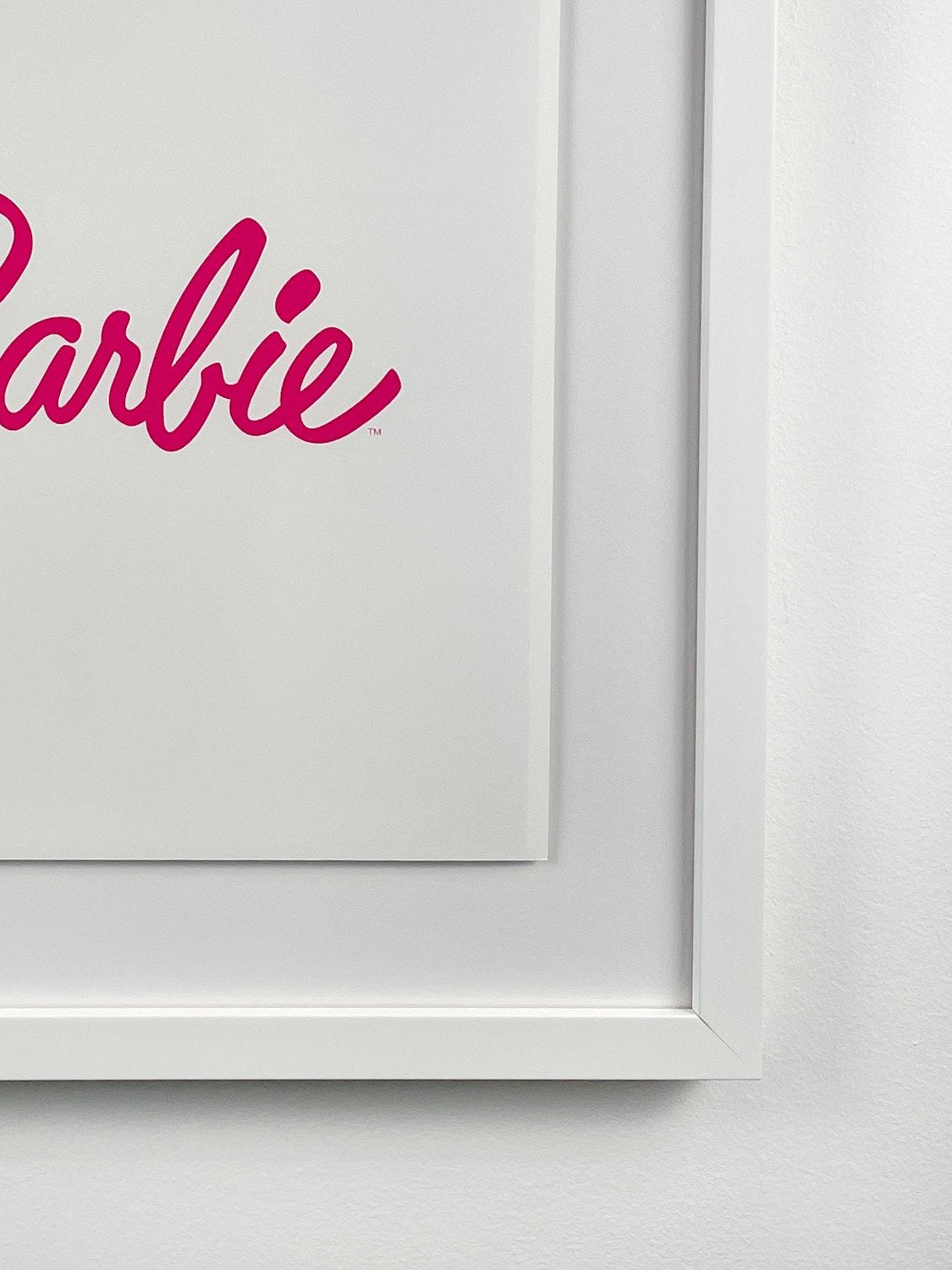 "Barbie™ Logo", art encadré