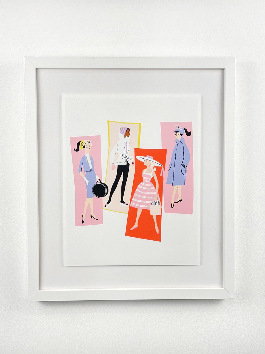 'Barbie™ Mod Shapes 2 Framed Art