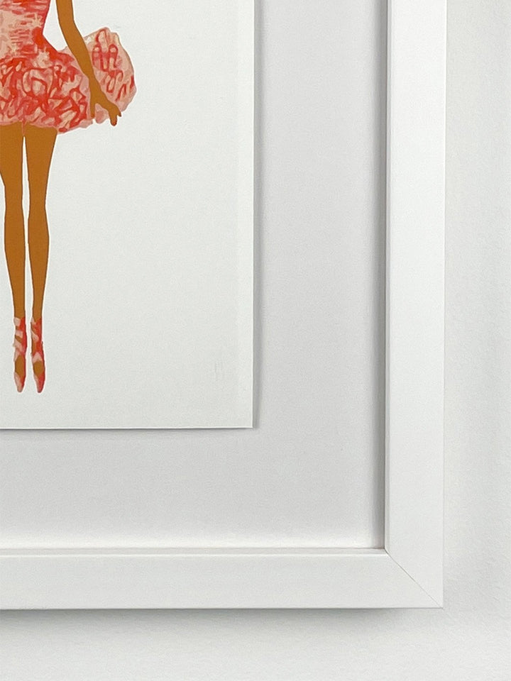 'Barbie™ Vintage Ballerina Framed Art