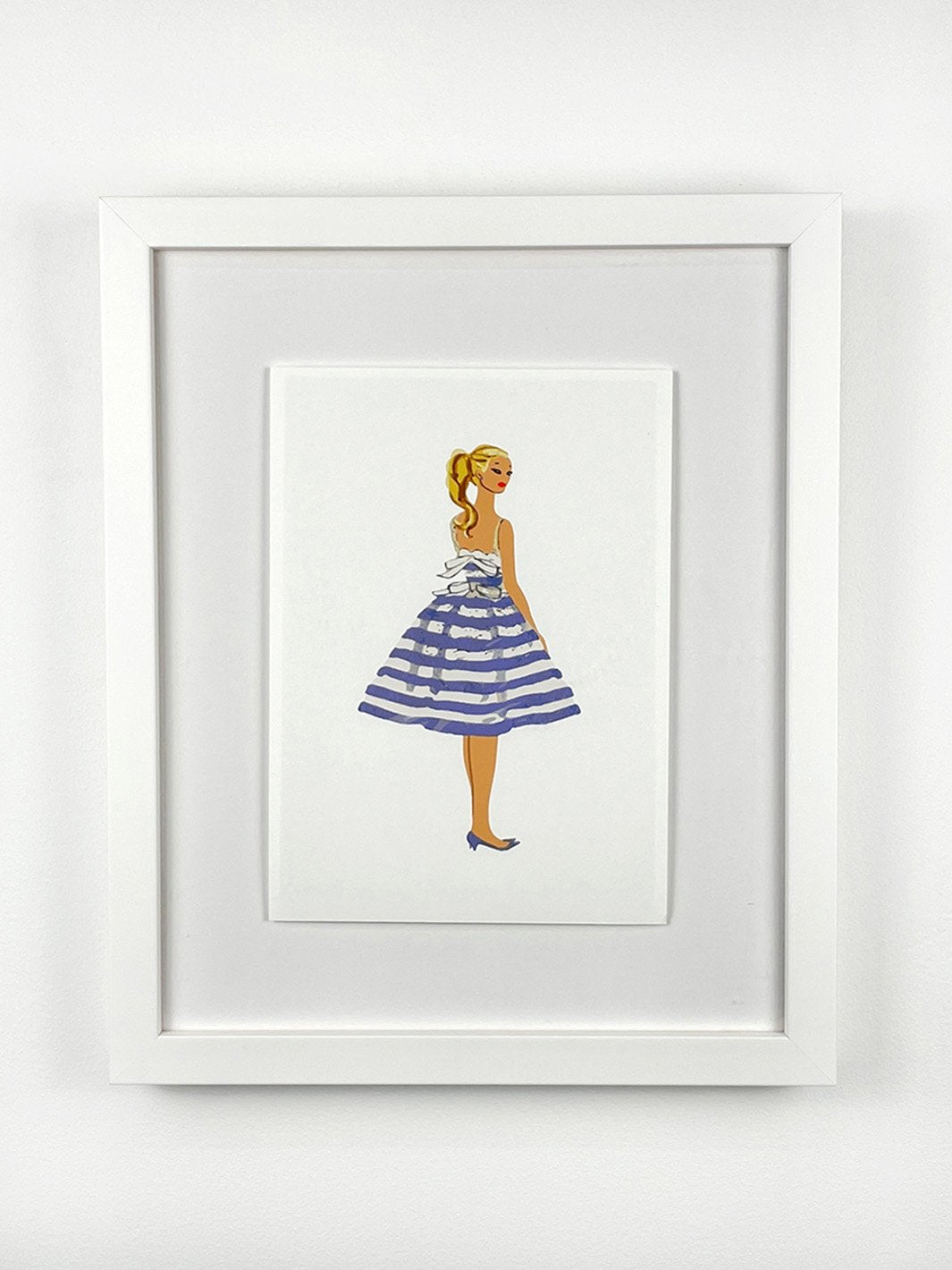 Vintage barbie sale blue dress