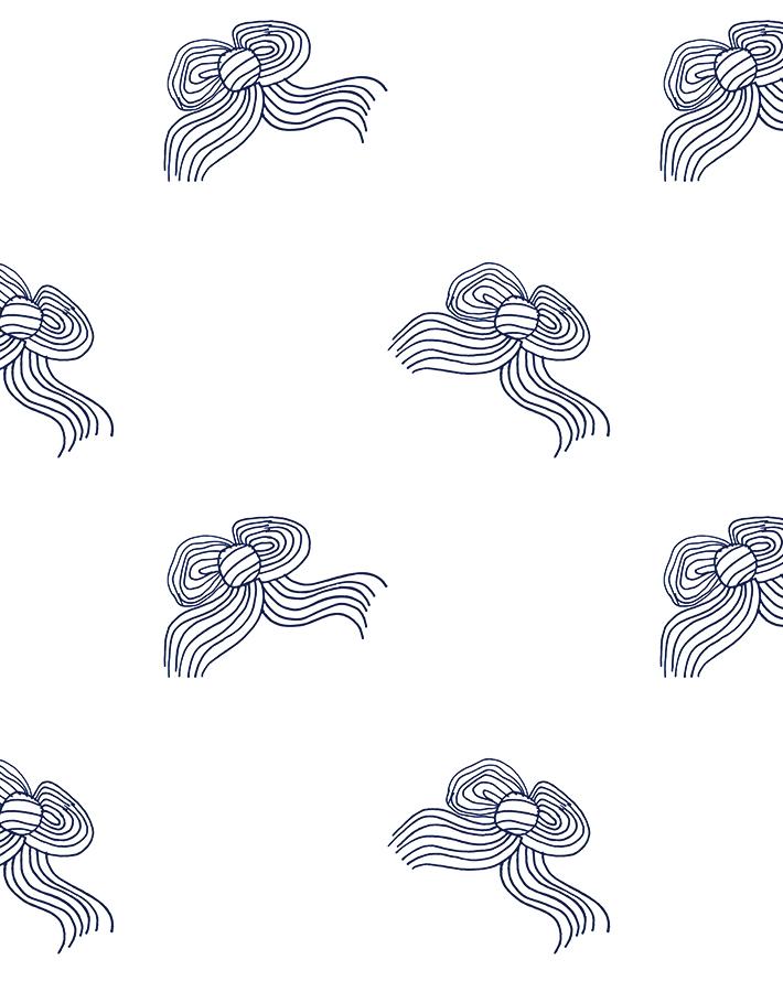 bows wallpaper clare v navy