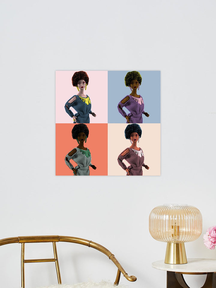 pop print christie on acrylic